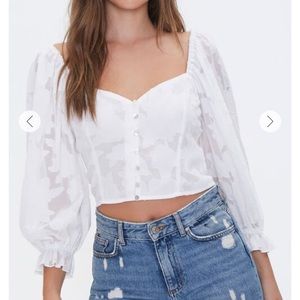 Sweetheart Burnout Top